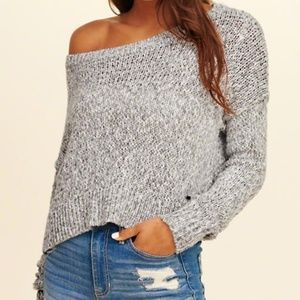 Hollister Slouchy Crop Sweater